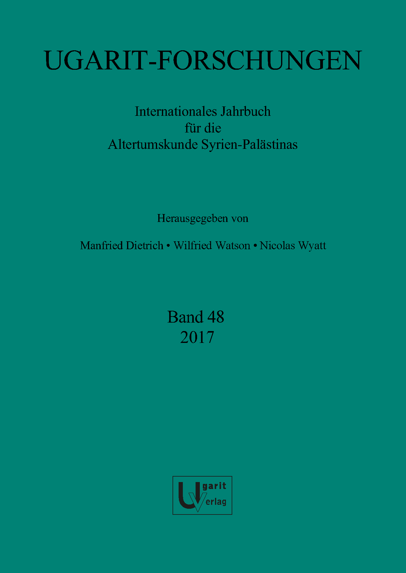 Ugarit-Forschungen 48 (2017)