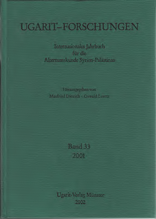 Ugarit-Forschungen 33 (2001; 2002)