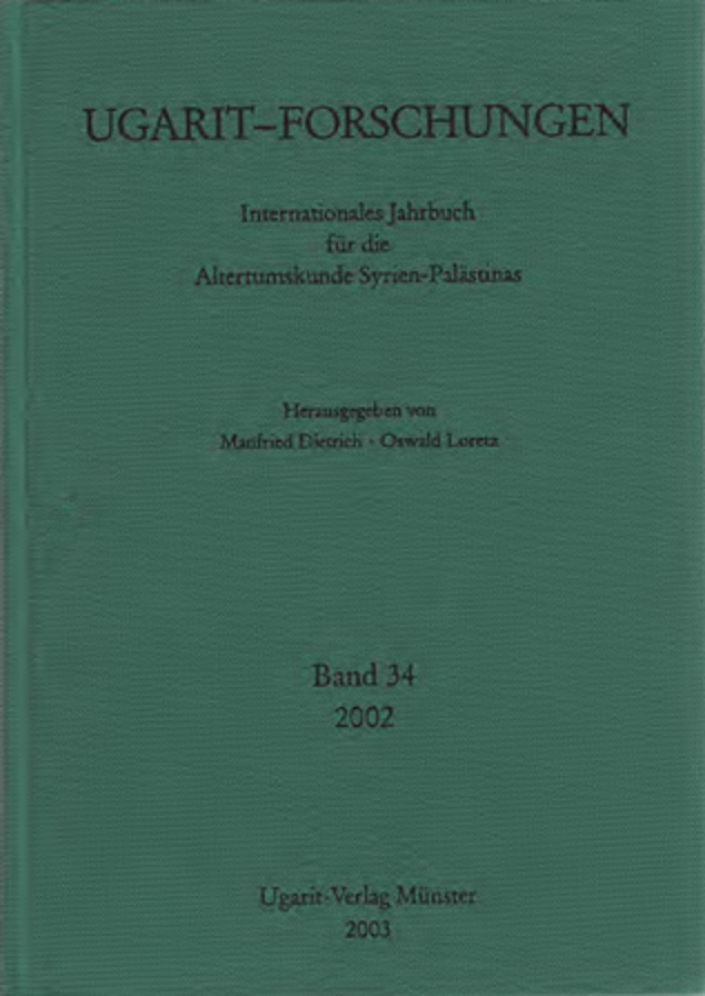 Ugarit-Forschungen 34 (2003)