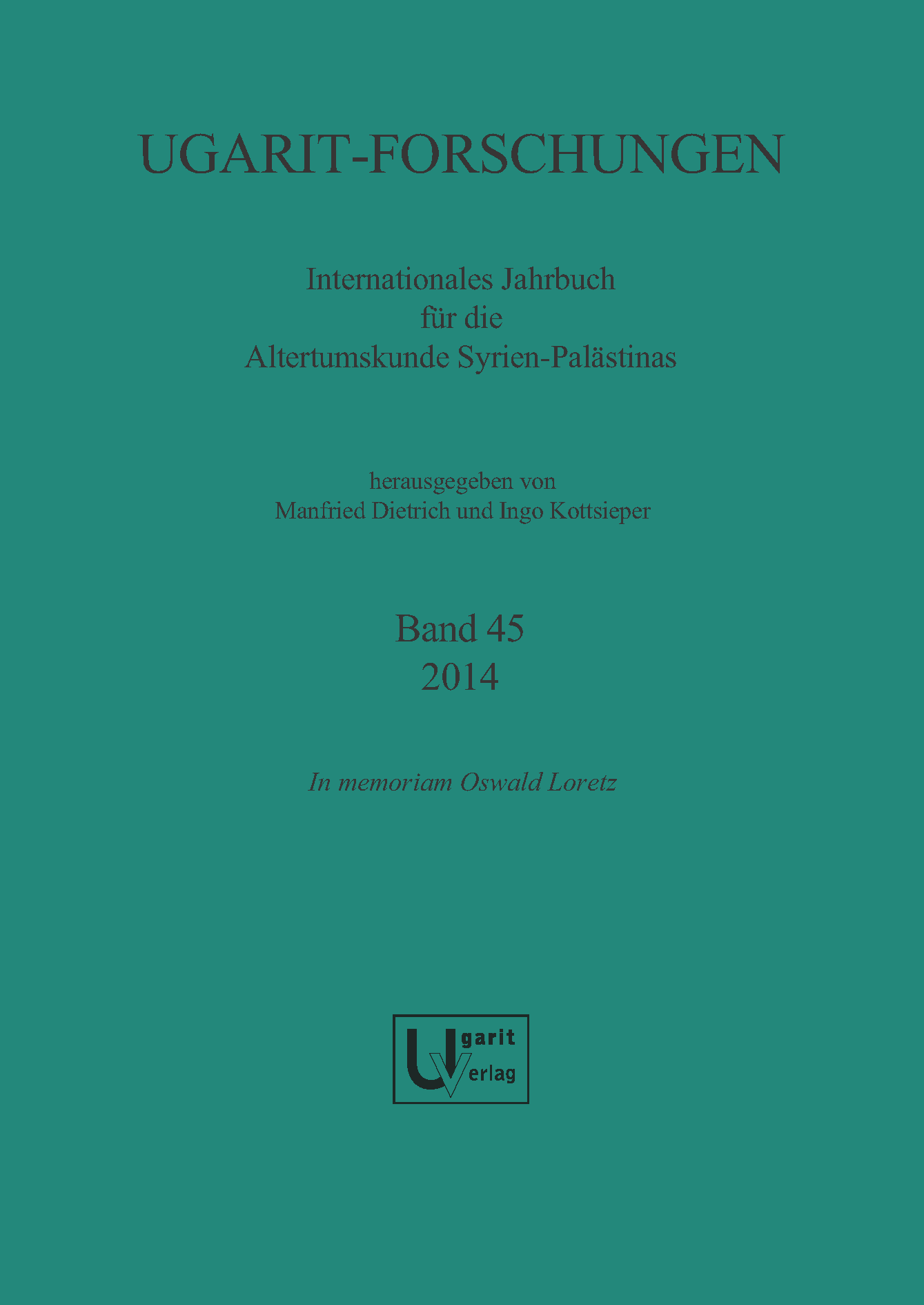 Ugarit-Forschungen 45 (2014)