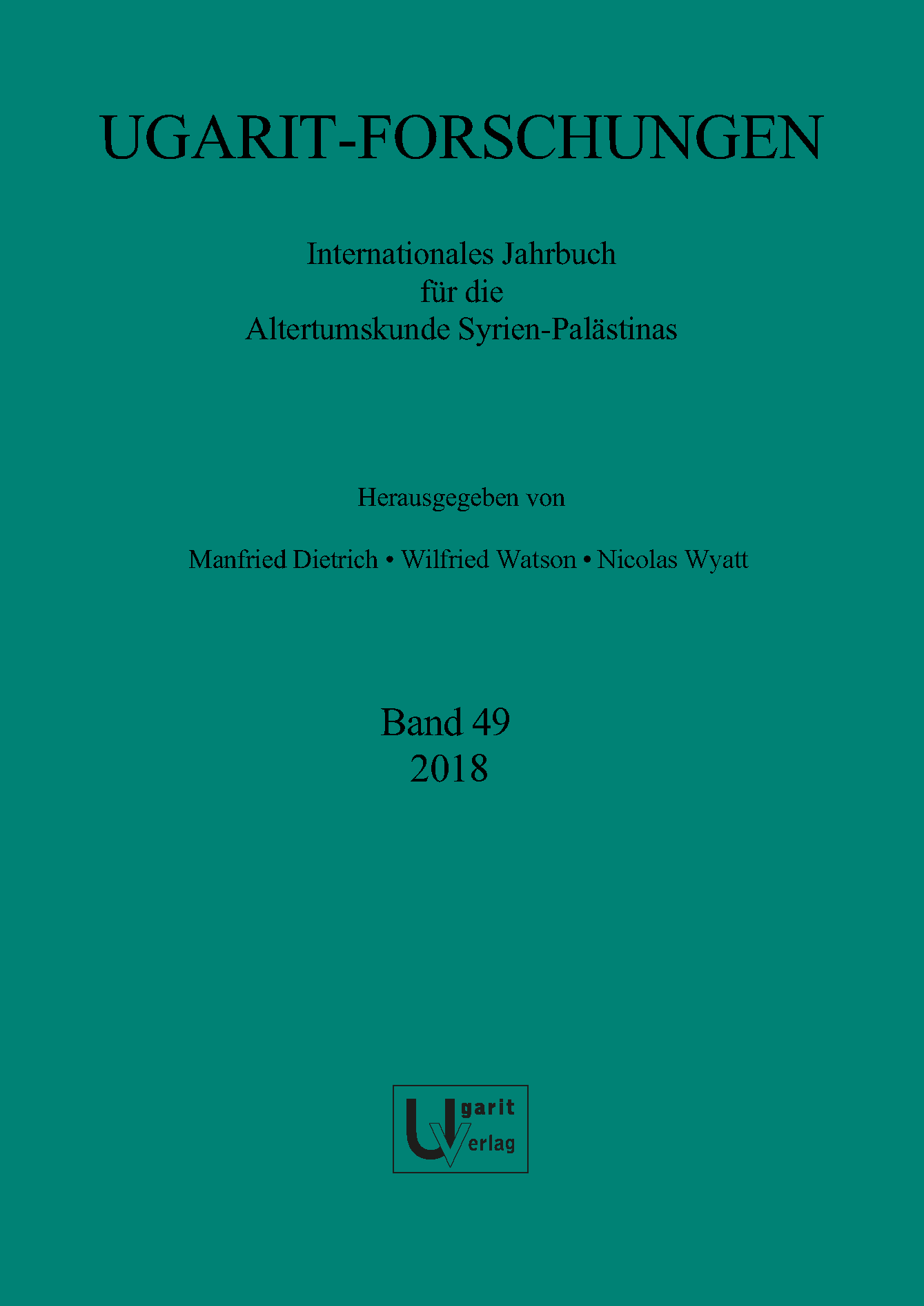 Ugarit-Forschungen 49 (2018)