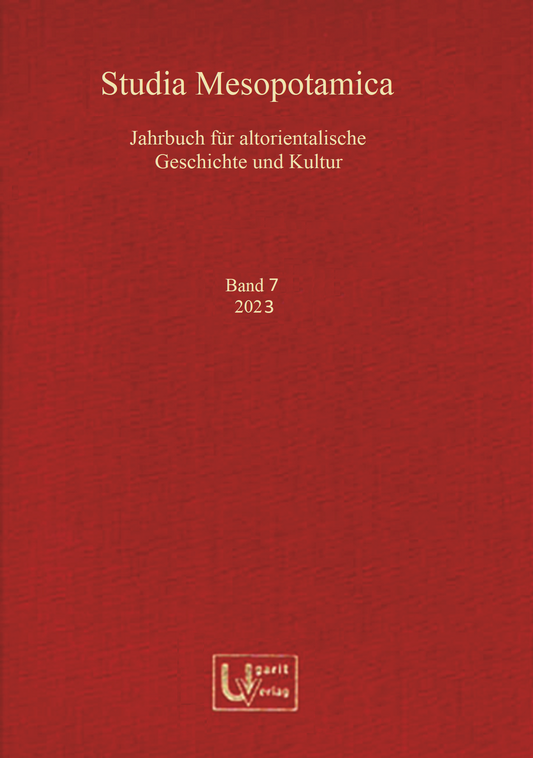 Studia Mesopotamica 7 (2024)