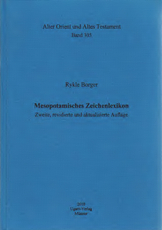Mesopotamisches Zeichenlexikon (AOAT 305)