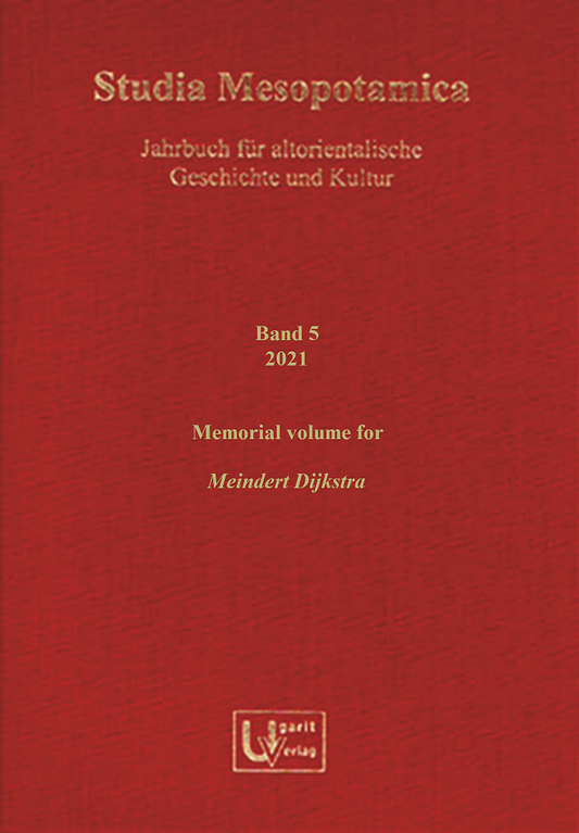 Studia Mesopotamica 5 (2021)