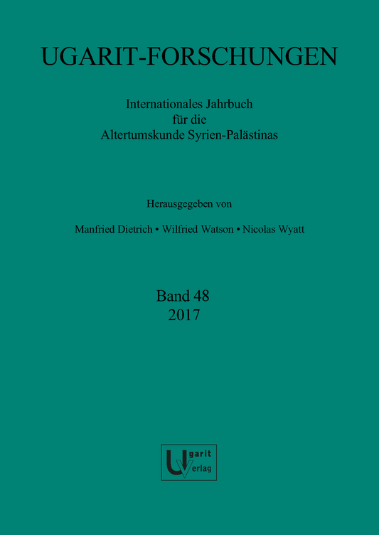 Ugarit-Forschungen 48 (2017)