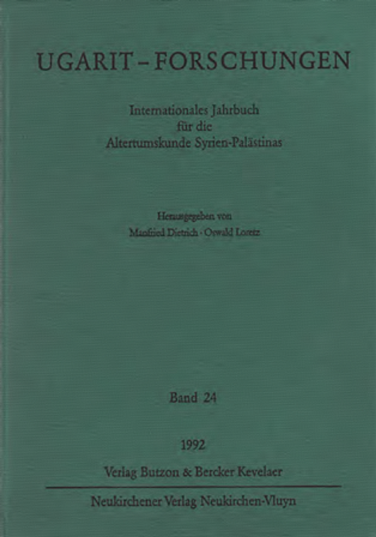 Ugarit-Forschungen 24 (1992)