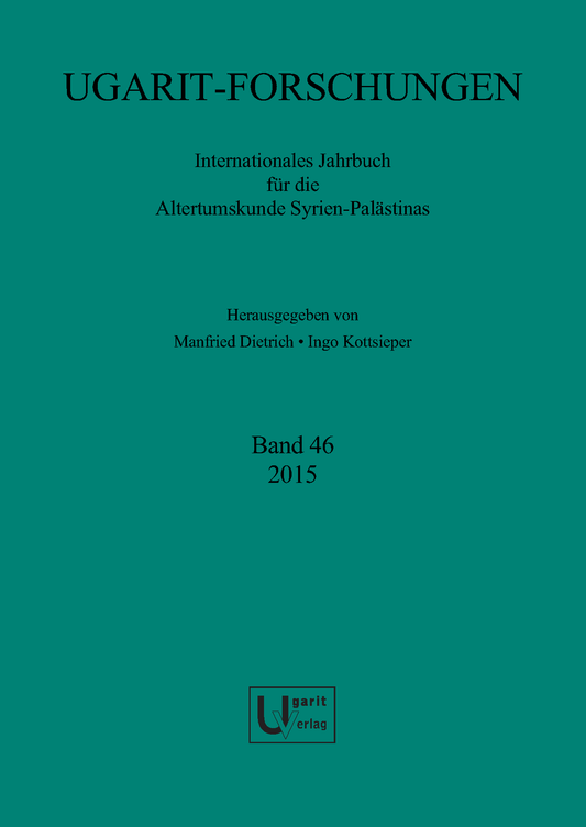 Ugarit-Forschungen 46 (2016)