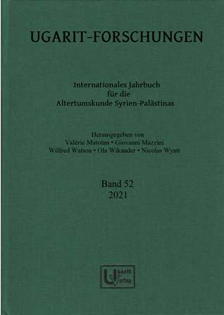 Ugarit-Forschungen 52 (2021)